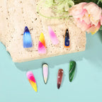 24pcs Color Almond Press On Nails Set-2