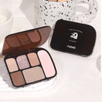 6 Color Earth Tone Eyeshadow Palette Waterproof-4