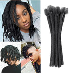 H&STAR Synthetic 8 Inch Handmade Dreadlocks Hair Extensions-0