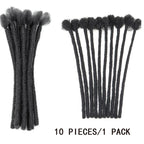 H&STAR Synthetic 8 Inch Handmade Dreadlocks Hair Extensions-1