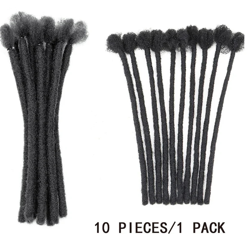 H&STAR Synthetic 8 Inch Handmade Dreadlocks Hair Extensions-1