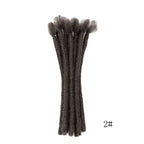 H&STAR Synthetic 8 Inch Handmade Dreadlocks Hair Extensions-9