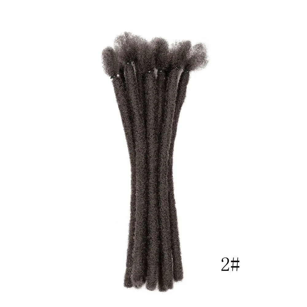 H&STAR Synthetic 8 Inch Handmade Dreadlocks Hair Extensions-9